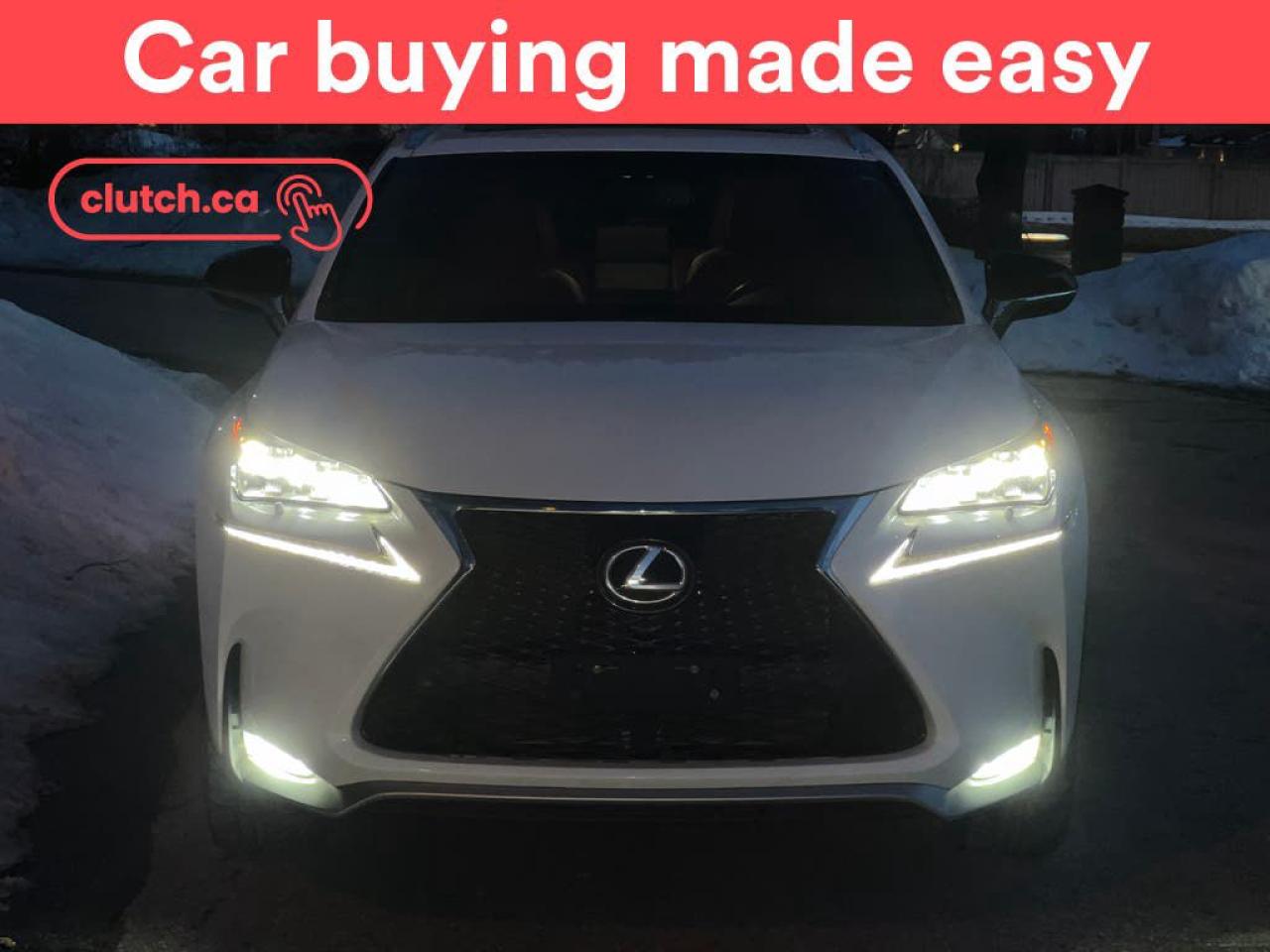 Used 2017 Lexus NX 200t F-Sport AWD w/ Heated Front Seats, Power Moonroof, Rearview Cam for sale in Toronto, ON