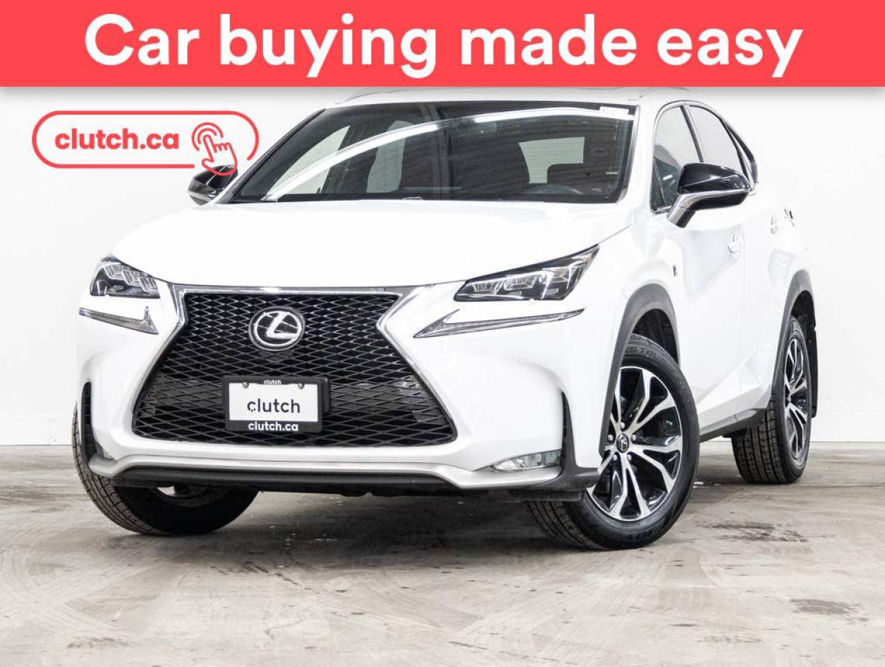 Used 2017 Lexus NX 200t F-Sport AWD w/ Heated Front Seats, Power Moonroof, Rearview Cam for sale in Toronto, ON