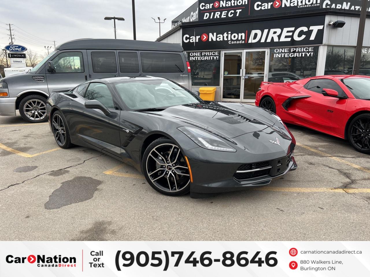 Used 2017 Chevrolet Corvette 2LT | STINGRAY | TARGA TOP | 7 SPEED M/T | NAV for sale in Burlington, ON