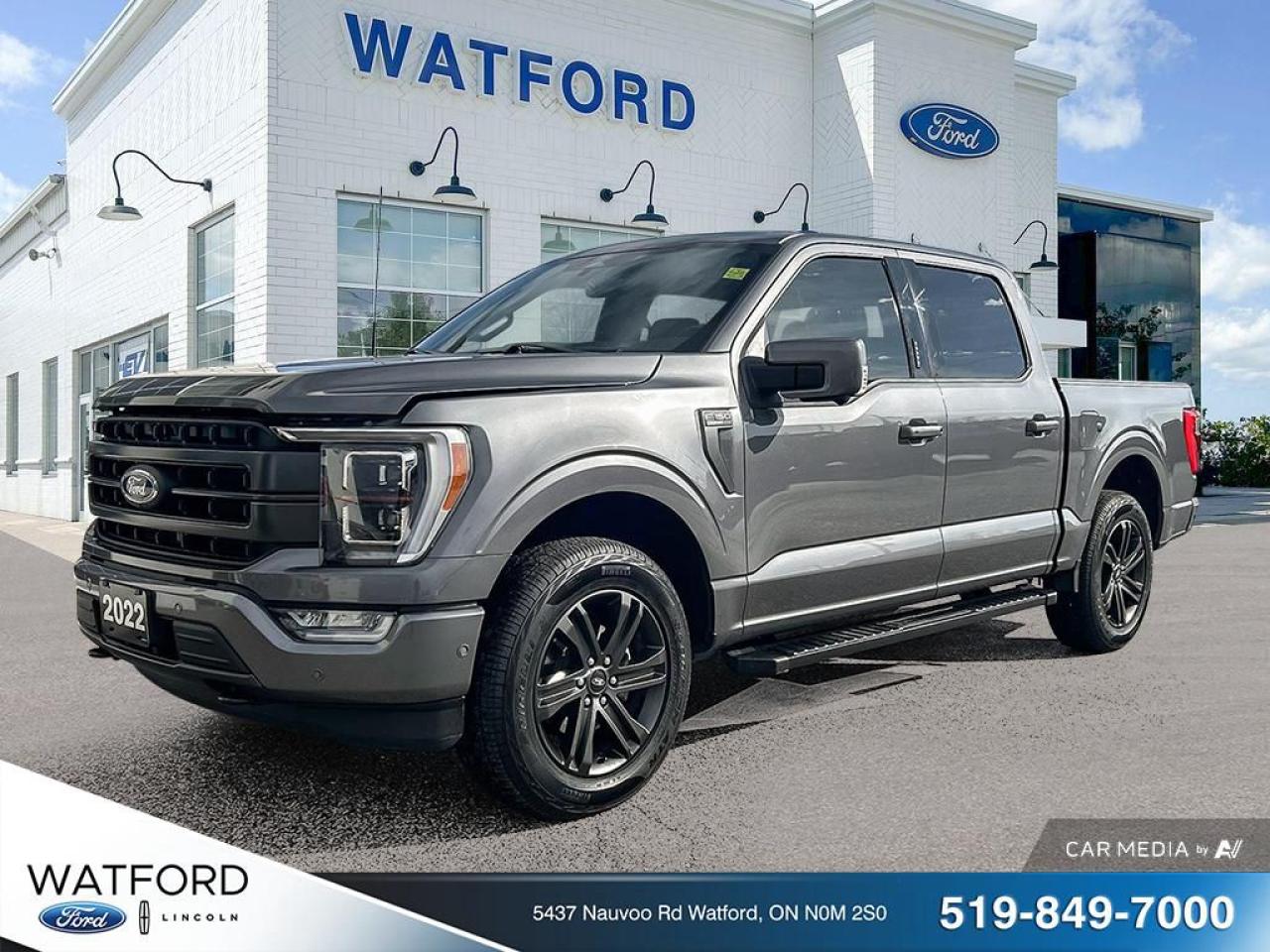 Used 2022 Ford F-150 LARIAT 4WD SUPERCREW 5.5' BOX for sale in Watford, ON