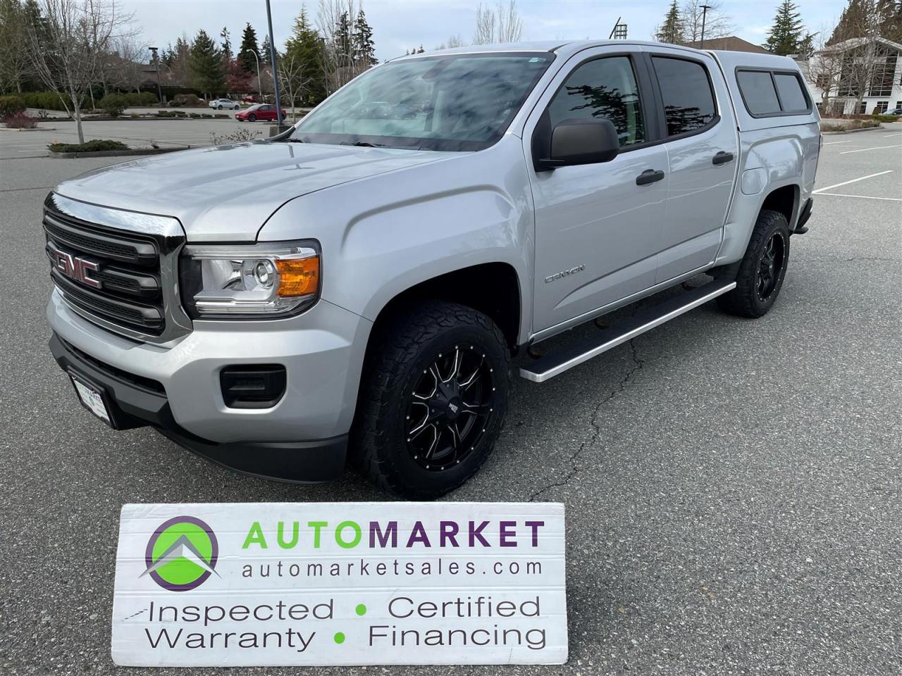 Used 2019 GMC Canyon CREW, LONG, CANOPY, CARPLAY, FINANCING, WARRANTY, INSPECTED W/BCAA MBSHP! for sale in Surrey, BC