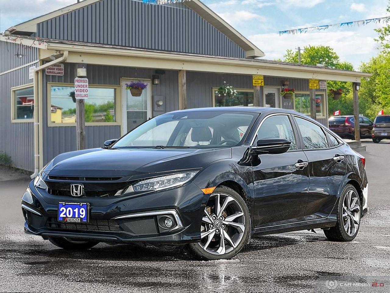 Used 2019 Honda Civic Touring CVT, ECON, REMOTE START, NAVI, LEATHER INT for sale in Orillia, ON