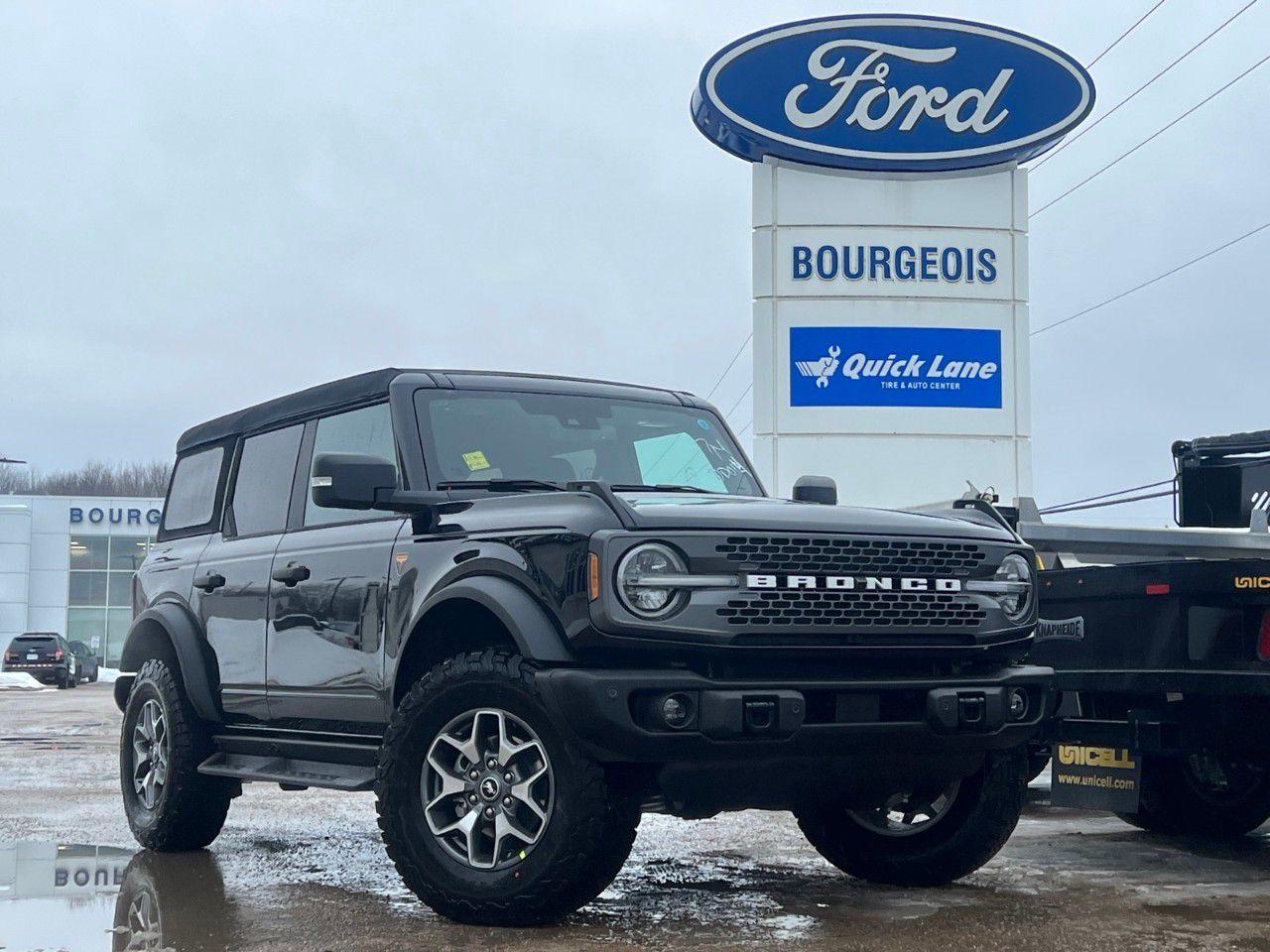 New 2025 Ford Bronco BADLANDS 4 DOOR 4X4 for sale in Midland, ON