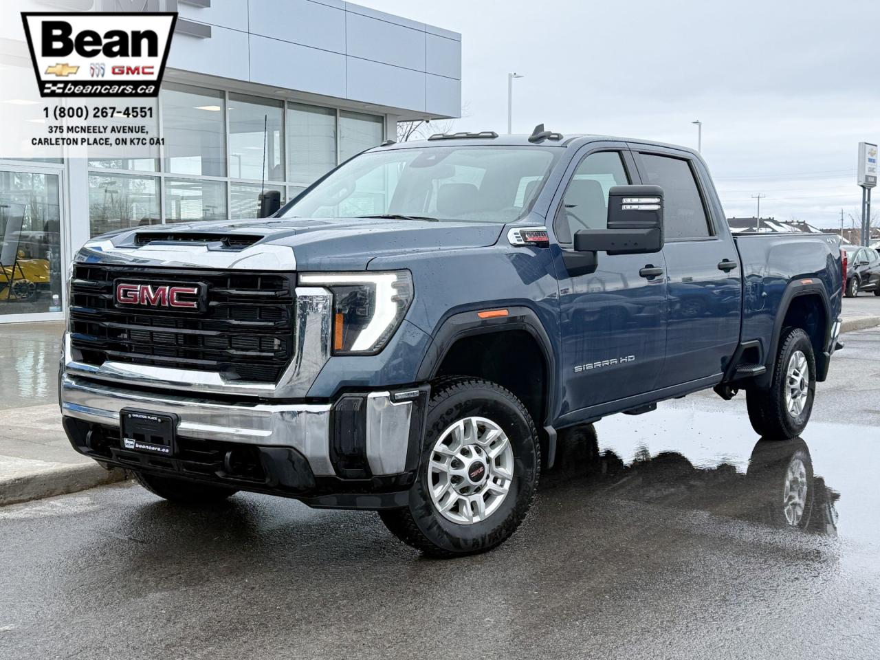 New 2025 GMC Sierra 2500 HD Pro 6.6L DURAMAX WITH REMOTE ENTRY, HITCH GUIDANCE, HD REAR VISION CAMERA, APPLE CARPLAY AND ANDROID AUTO, SNOW PLOW PREP/CAMPER PACKAGE for sale in Carleton Place, ON