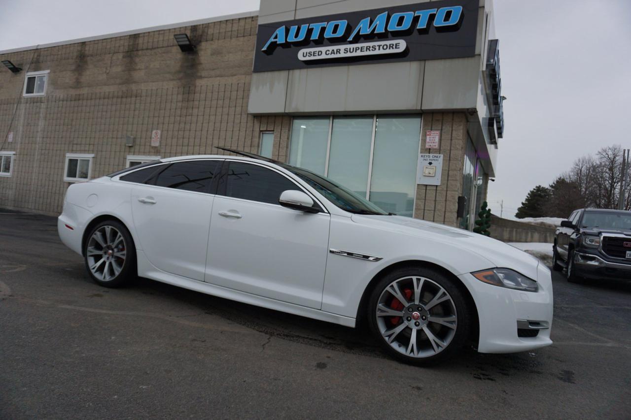 Used 2016 Jaguar XJ -Series XJ R-SPORT AWD CERTIFIED *ACCIDENT FREE* CAMERA NAV BLUETOOTH LEATHER HEATED SEATS PANO ROOF CRUISE ALLOYS for sale in Burlington, ON