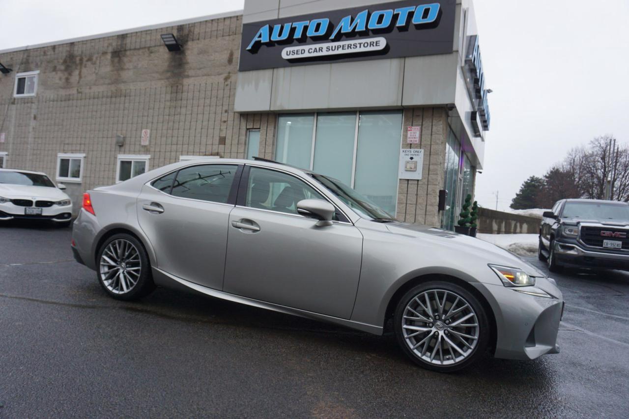 Used 2019 Lexus IS 300 AWD CERTIFIED CAMERA NAV BLUETOOTH LEATHER HEATED SEATS SUNROOF CRUISE ALLOYS for sale in Burlington, ON