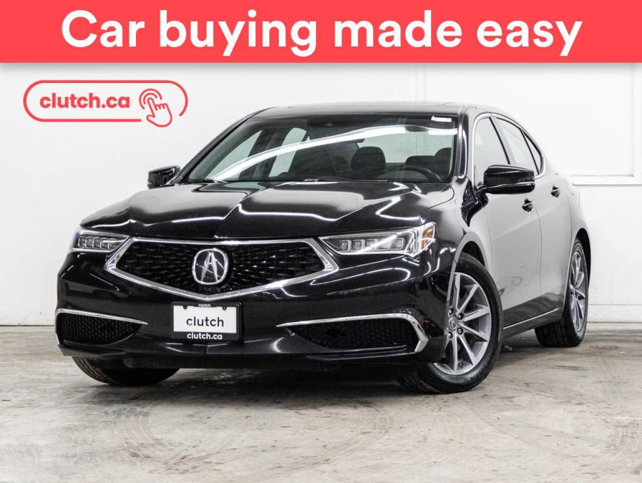 Used 2018 Acura TLX Base w/ Power Moonroof, Rearview Cam, Heated Front Seats for sale in Toronto, ON