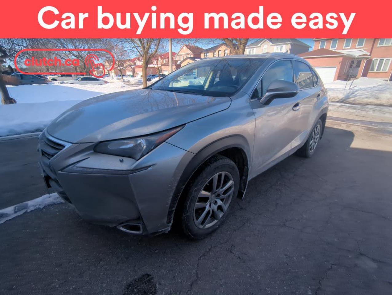 Used 2017 Lexus NX 200t w/ Luxury Pkg. w/ Heated Front Seats, Rearview Cam, Cruise Control for sale in Toronto, ON