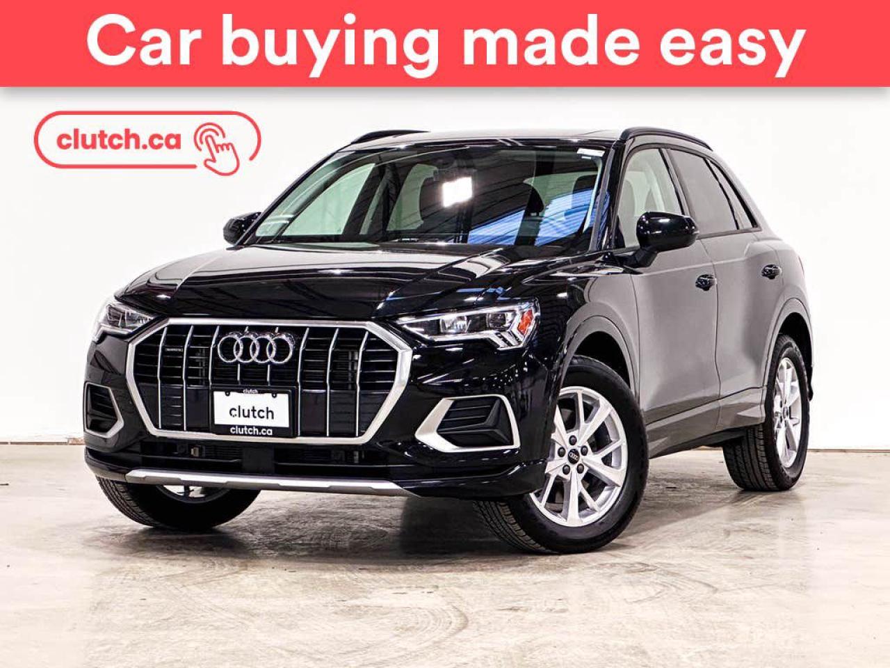 Used 2022 Audi Q3 45 Komfort AWD w/ Apple CarPlay, Heated Front Seats, Rearview Cam for sale in Toronto, ON