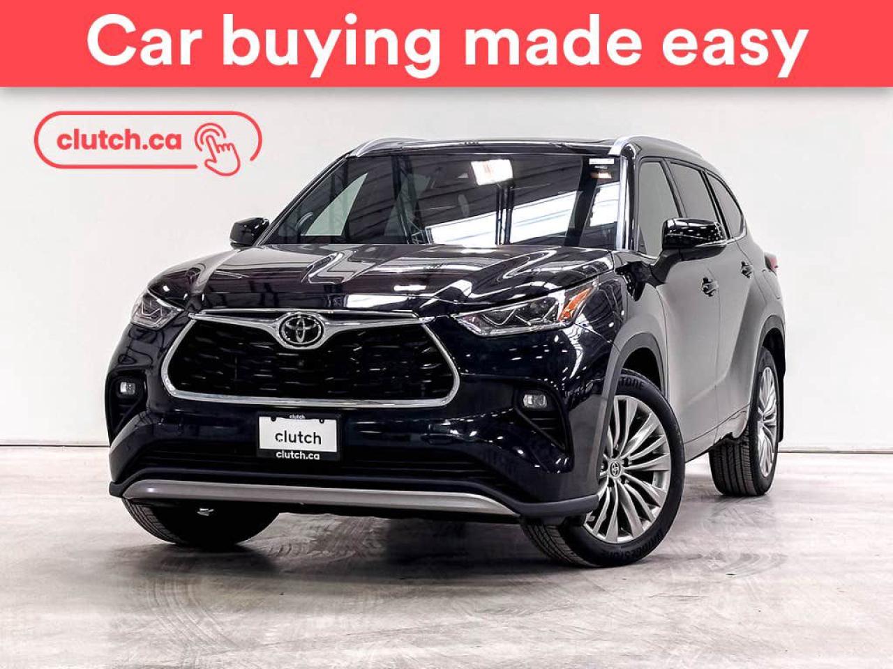 Used 2022 Toyota Highlander Platinum AWD w/ Apple CarPlay, Heated Front Seats, Rearview Cam for sale in Toronto, ON