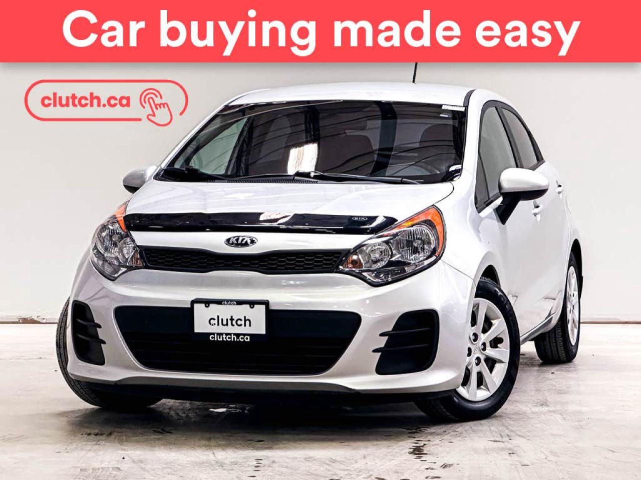 Used 2016 Kia Rio LX+ w/ Cruise Control, A/C, Bluetooth for sale in Toronto, ON