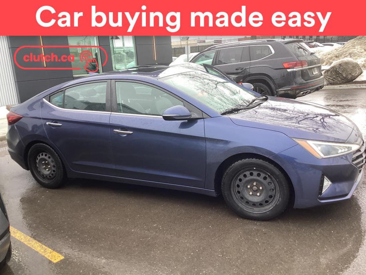 Used 2019 Hyundai Elantra Luxury w/ Apple CarPlay, Heated Front Seats, Rearview Cam for sale in Toronto, ON