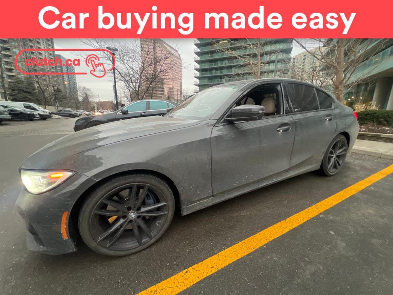 Used 2019 BMW 3 Series 330i xDrive AWD w/ Apple CarPlay, Power Moonroof, Nav for sale in Toronto, ON