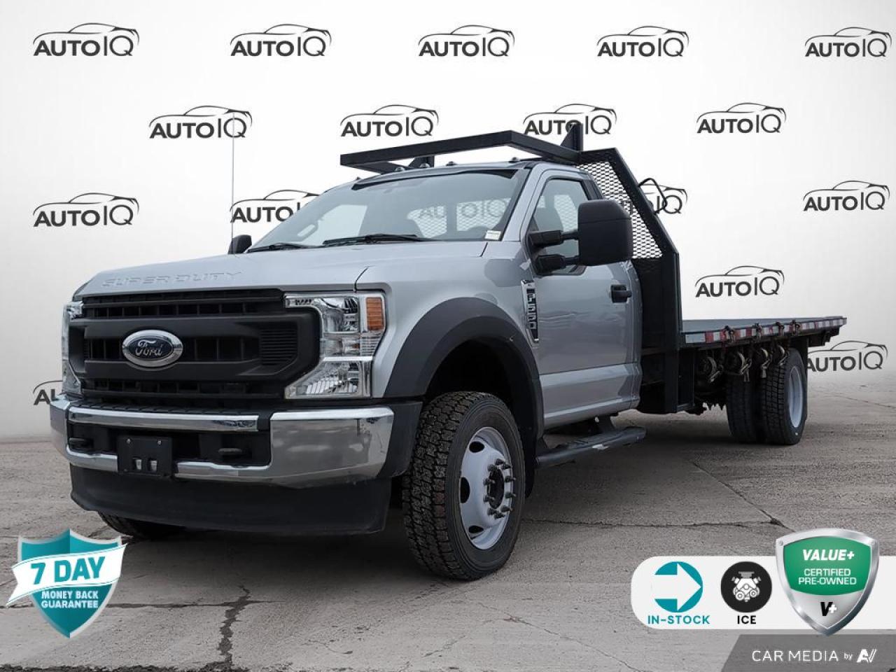 Used 2021 Ford F-550 Chassis XL 7.3L | 16' STEEL FLAT DECK for sale in Sault Ste. Marie, ON