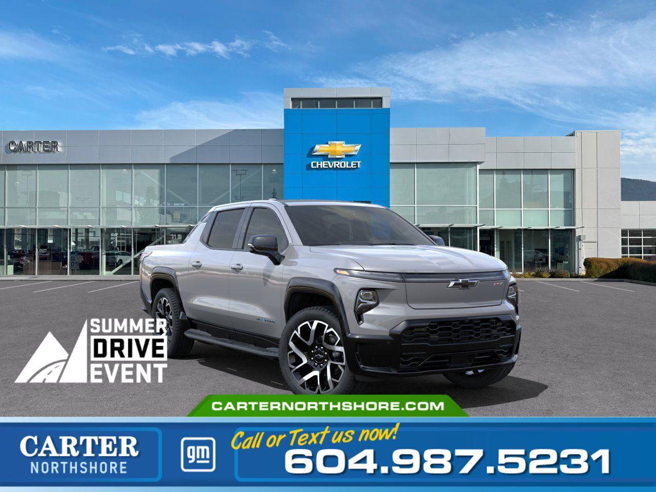 New 2025 Chevrolet Silverado EV RST Extended Range 4WD | 679Km Range/Adpt Cruise for sale in North Vancouver, BC