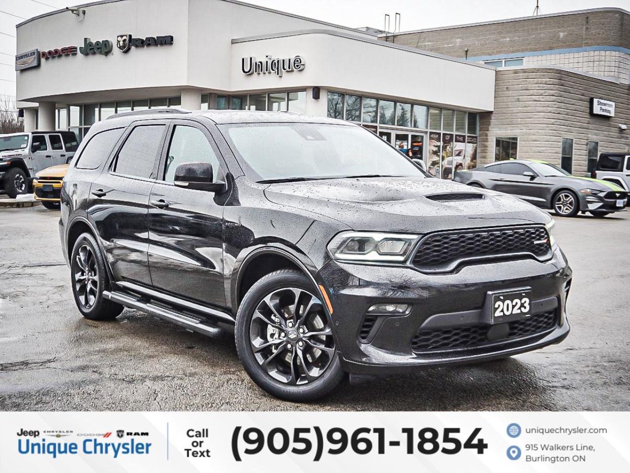 Used 2023 Dodge Durango R-T Blacktop AWD| LEATHER| SUNROOF| NAV| for sale in Burlington, ON