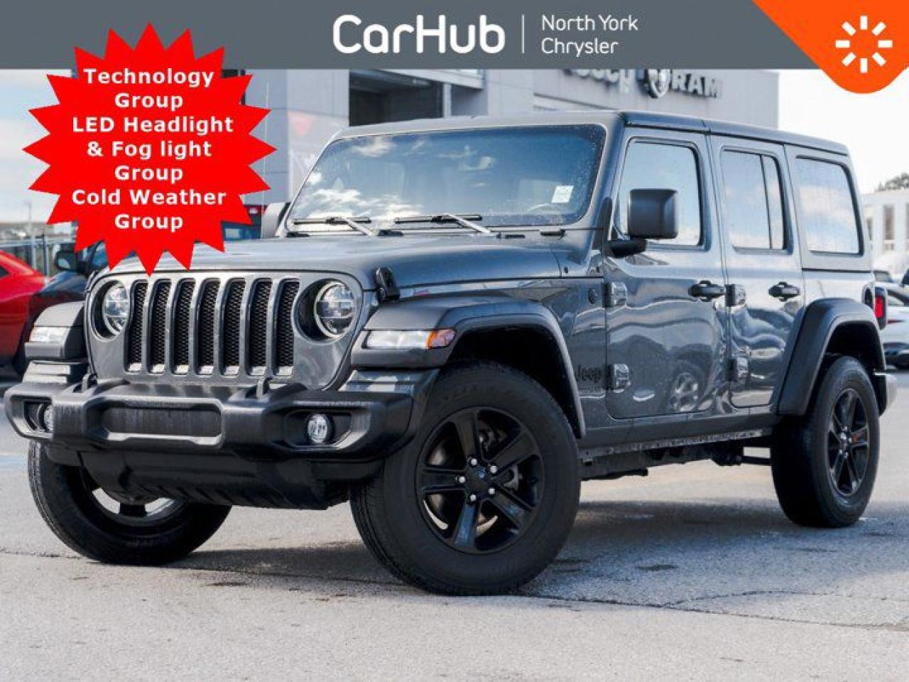 Used 2022 Jeep Wrangler Unlimited Sport Altitude Technology Group LED Headlight & Fog Light Group for sale in Thornhill, ON