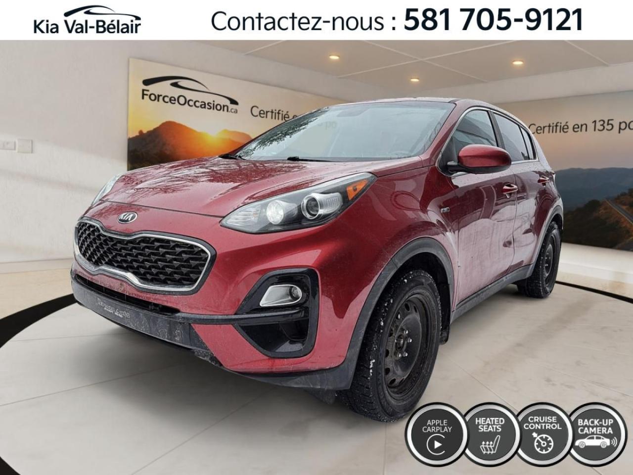 Used 2020 Kia Sportage LX *AWD *CAMÉRA *SIÈGES CHAUFFANTS *CARPLAY *A/C for sale in Québec, QC