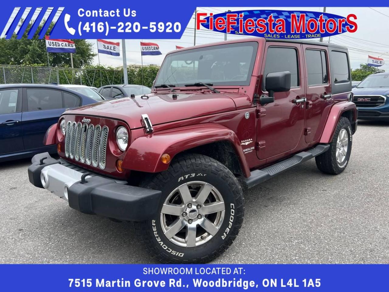 Used 2013 Jeep Wrangler Unlimited Sahara for sale in Woodbridge, ON