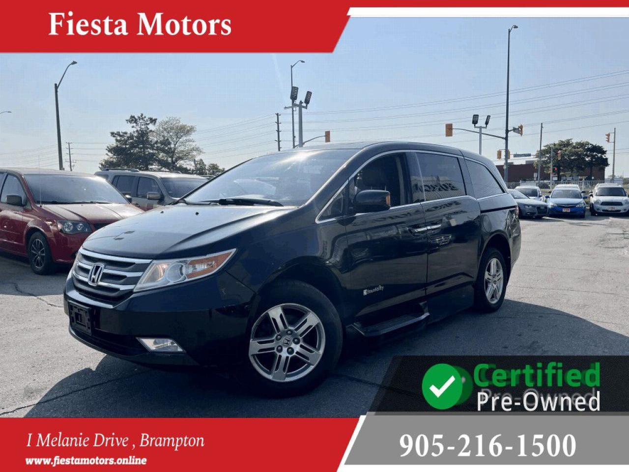 Used 2012 Honda Odyssey LEATHER, SUNROOF, REAR DVD, NAVIGATION, BACKUP CAM!!! for sale in Brampton, ON