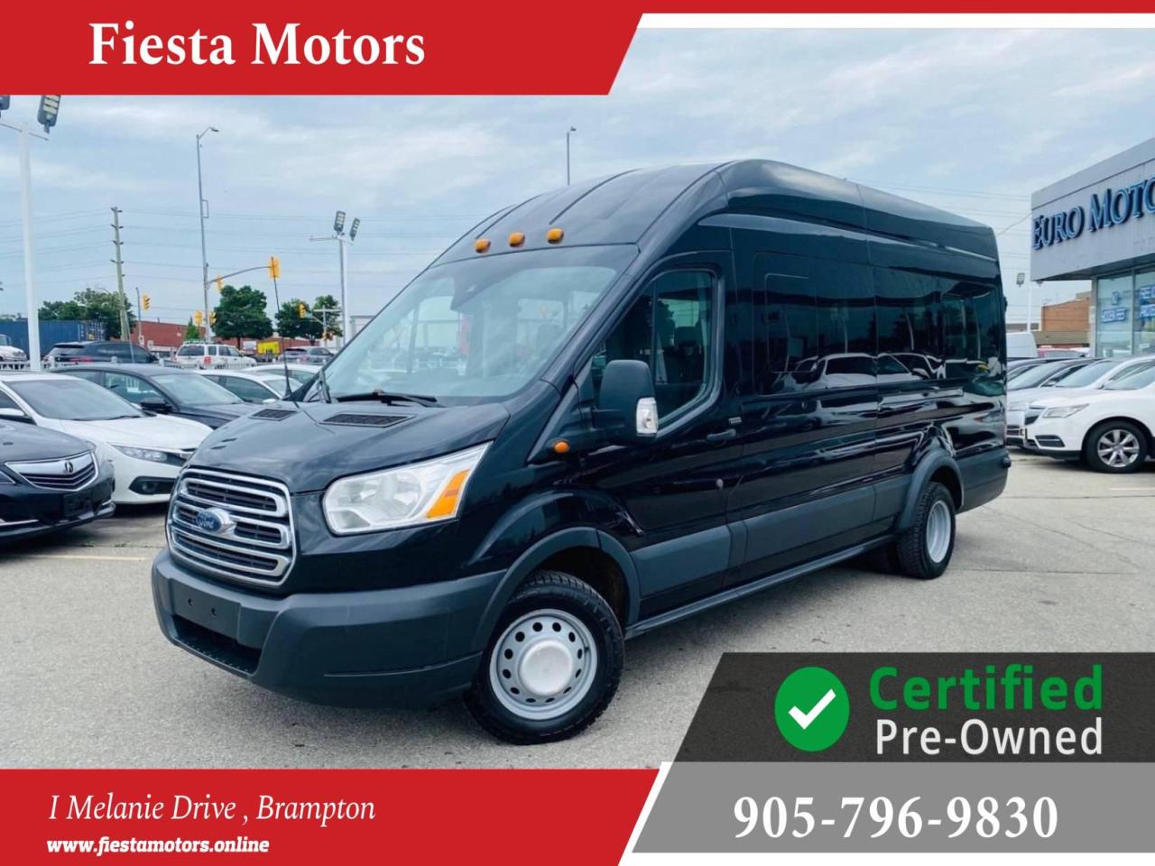 Used 2017 Ford Transit T-350 HT High Roof XLT 15 PASSENGERS, Diesel, BACKUP CAMERA, BLUETOOTH, ALL POWER OPTIONS! for sale in Brampton, ON