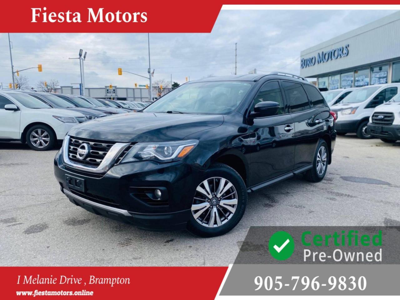 Used 2018 Nissan Pathfinder 4X4, SV,7-SEATER, REMOTE STATOR, NAVI, BACKUP CAMERA, BLUETOOTH, CLEAN VEHICLE, ALL POWER OPTIONS! for sale in Brampton, ON