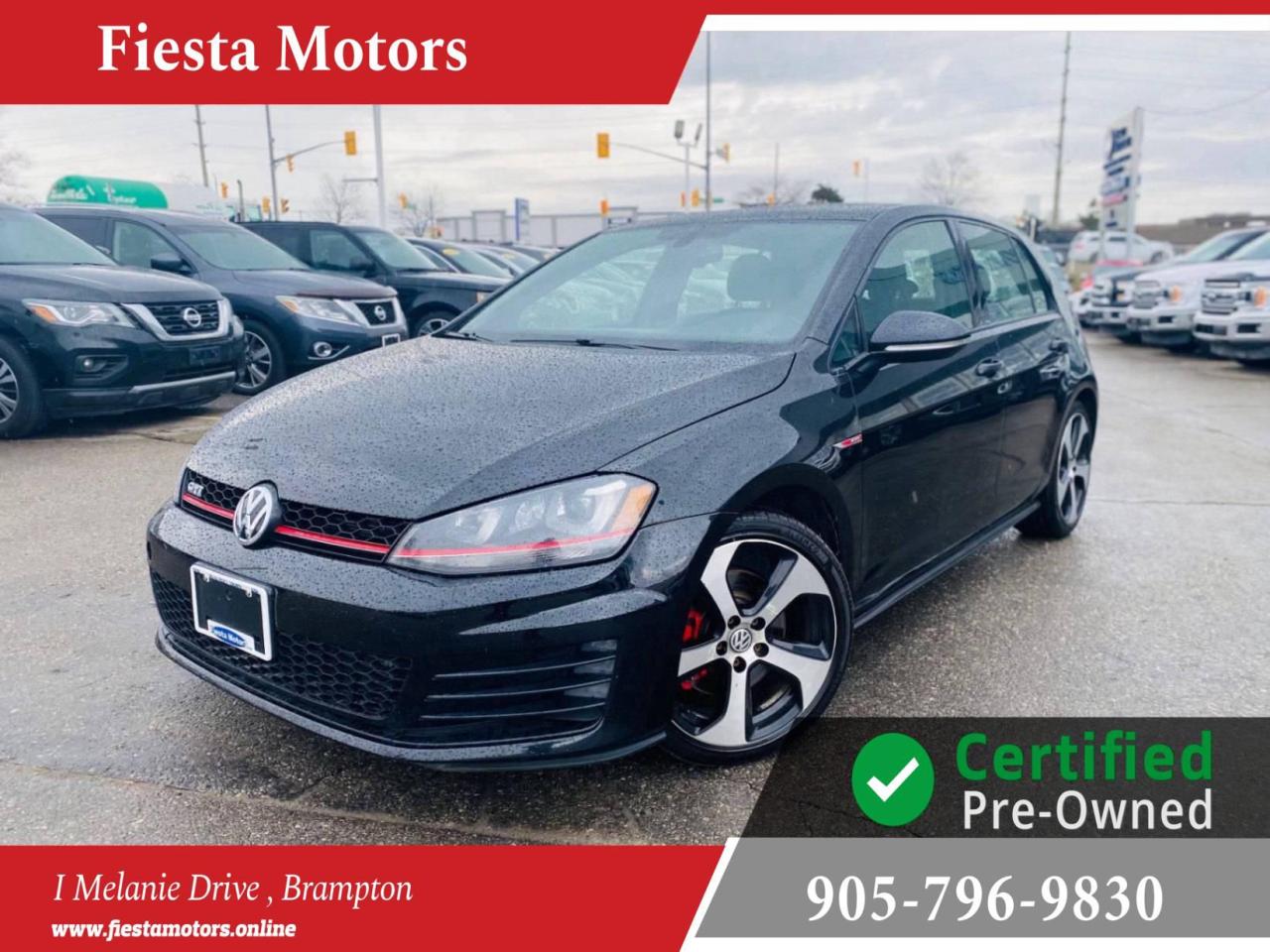 Used 2016 Volkswagen Golf GTI AUTOBAHN,POWER SUNROOF,NAVIGATION SYSTEM,BACKUP CAMERA for sale in Brampton, ON