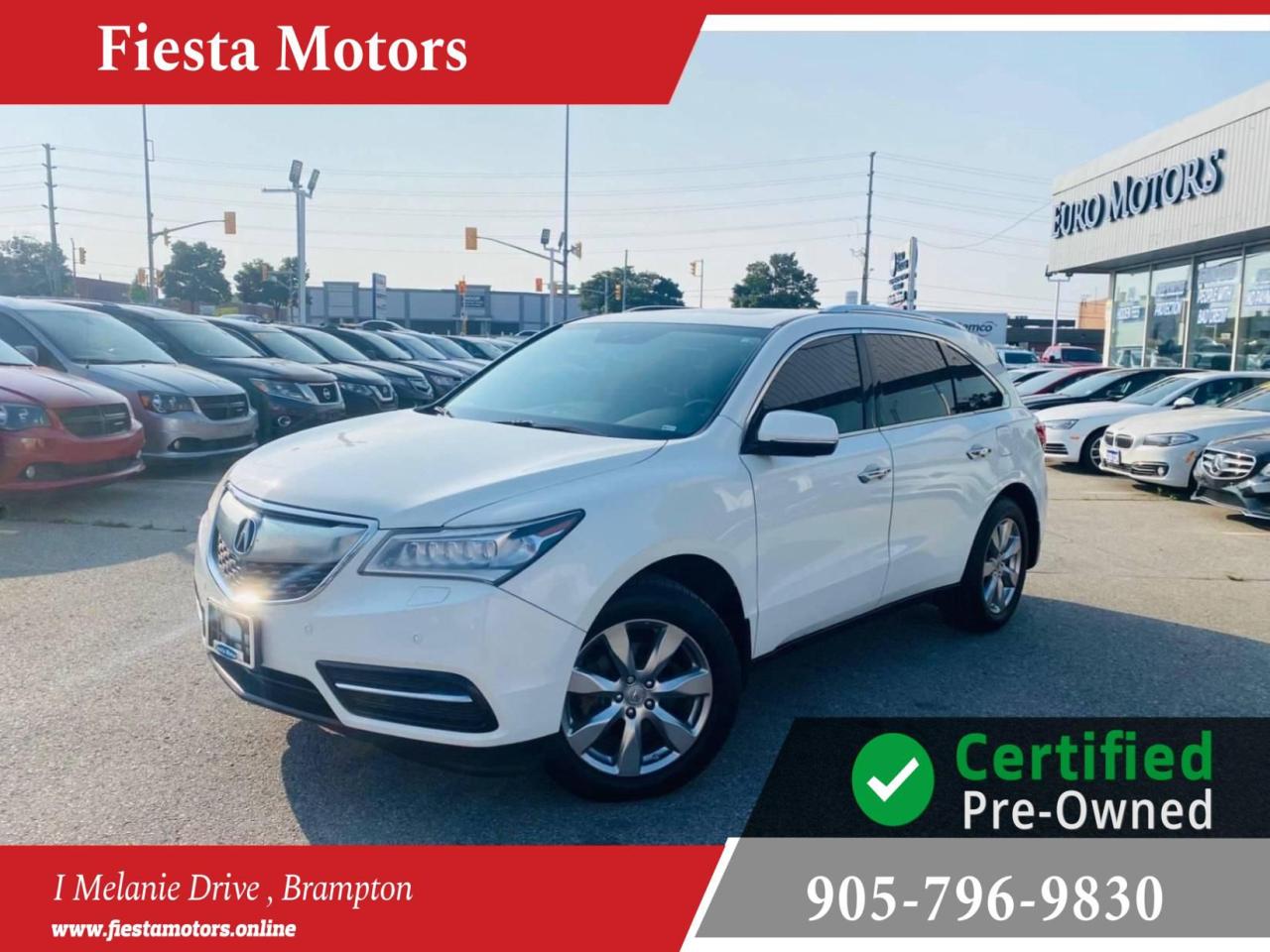 Used 2015 Acura MDX SH-AWD ELITE, LEATHER, SUNROOF, NAVI, 7-PASSENGER!!! for sale in Brampton, ON