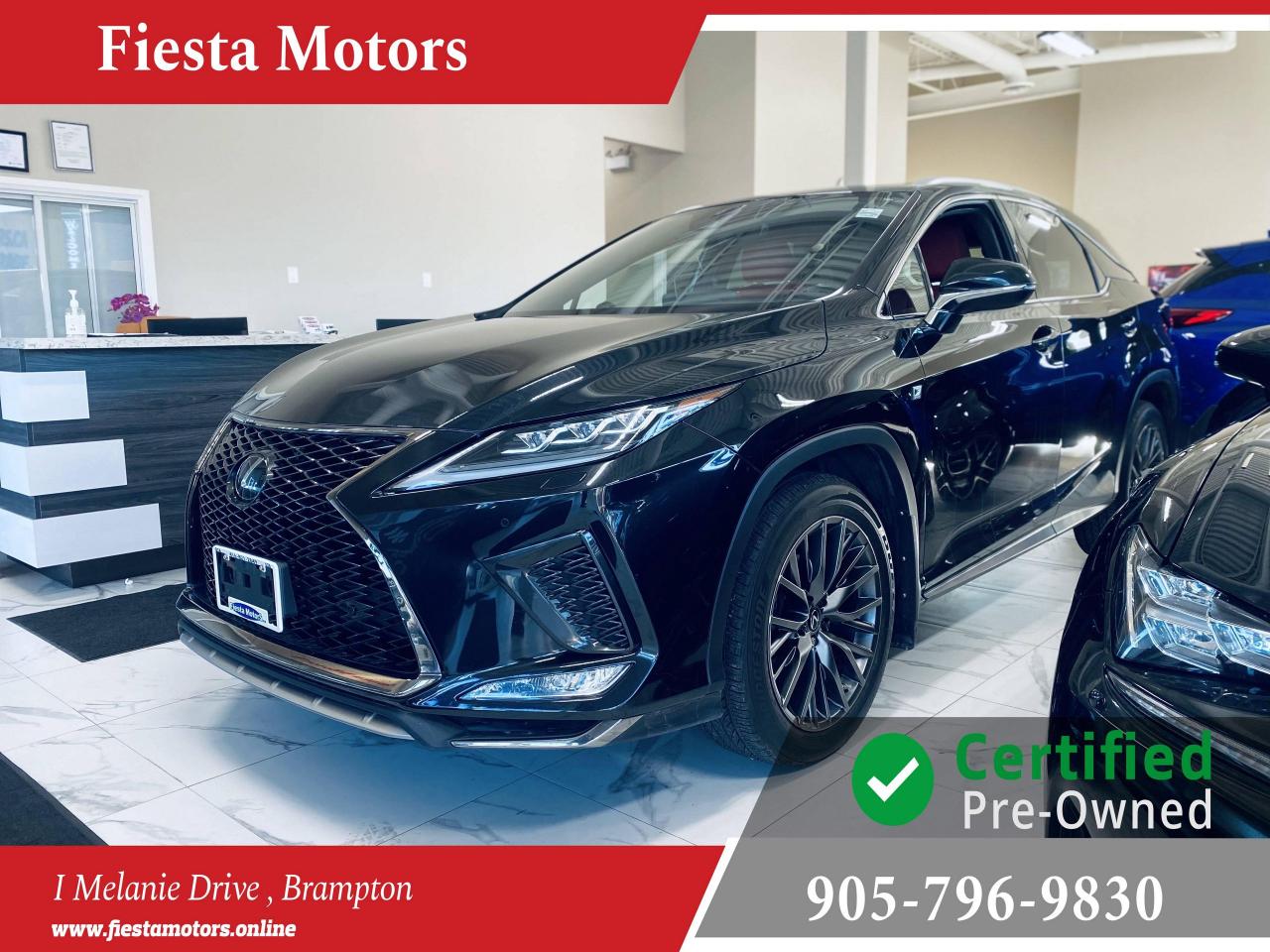 Used 2021 Lexus RX F-SPORT, AWD, LEATHER SEAT, SUNROOF, BLUETOOTH, NAVI, AUX, BACKUP CAMERA! for sale in Brampton, ON