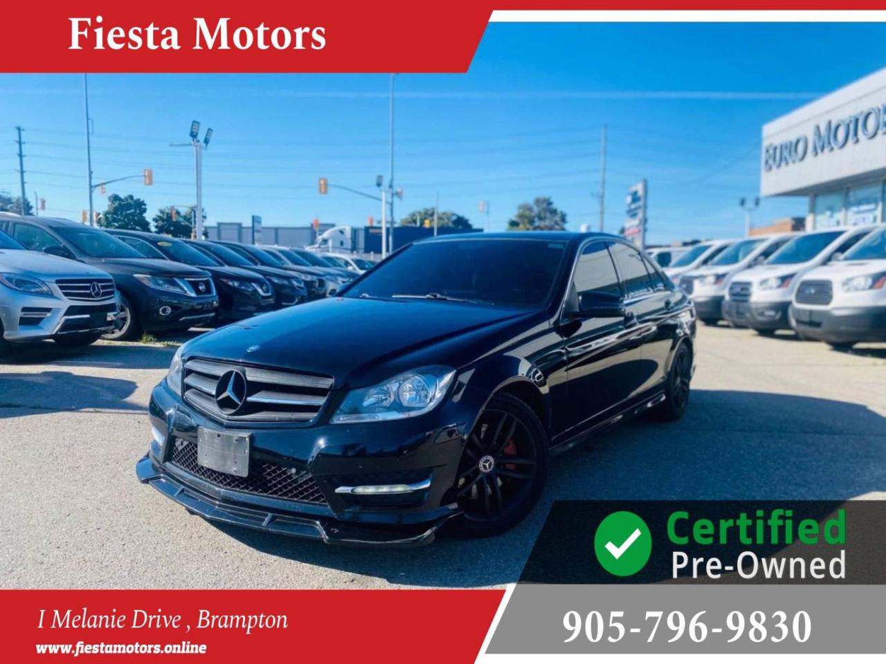 Used 2013 Mercedes-Benz C 300 AWD, LEATHER, SUNROOF, BACKUP CAM, NAVI, VALVED EXHAUST!!! for sale in Brampton, ON