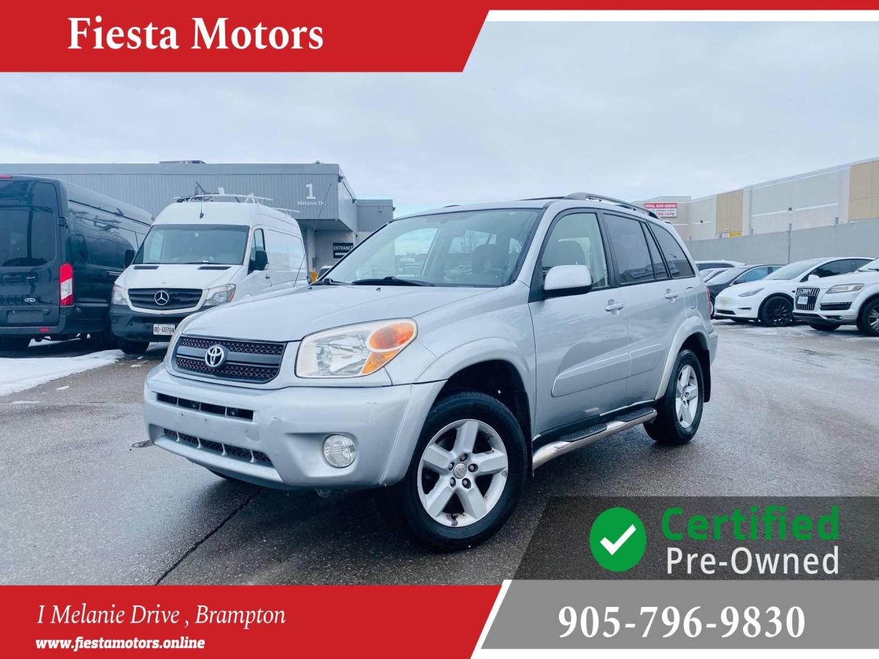 Used 2005 Toyota RAV4 AUTO, AWD, LEATHER SEATS, SUNROOF, POWER WINDOWS, ALL POWER OPTIONS, NO ACCIDENTS! for sale in Brampton, ON