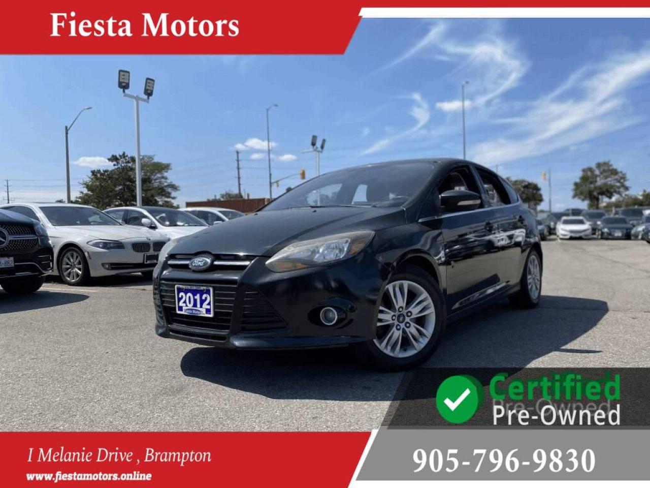 Used 2012 Ford Focus TITANIUM,LEATHER, SUNROOF, PUSH START, PARKING SENSORS!!! for sale in Brampton, ON