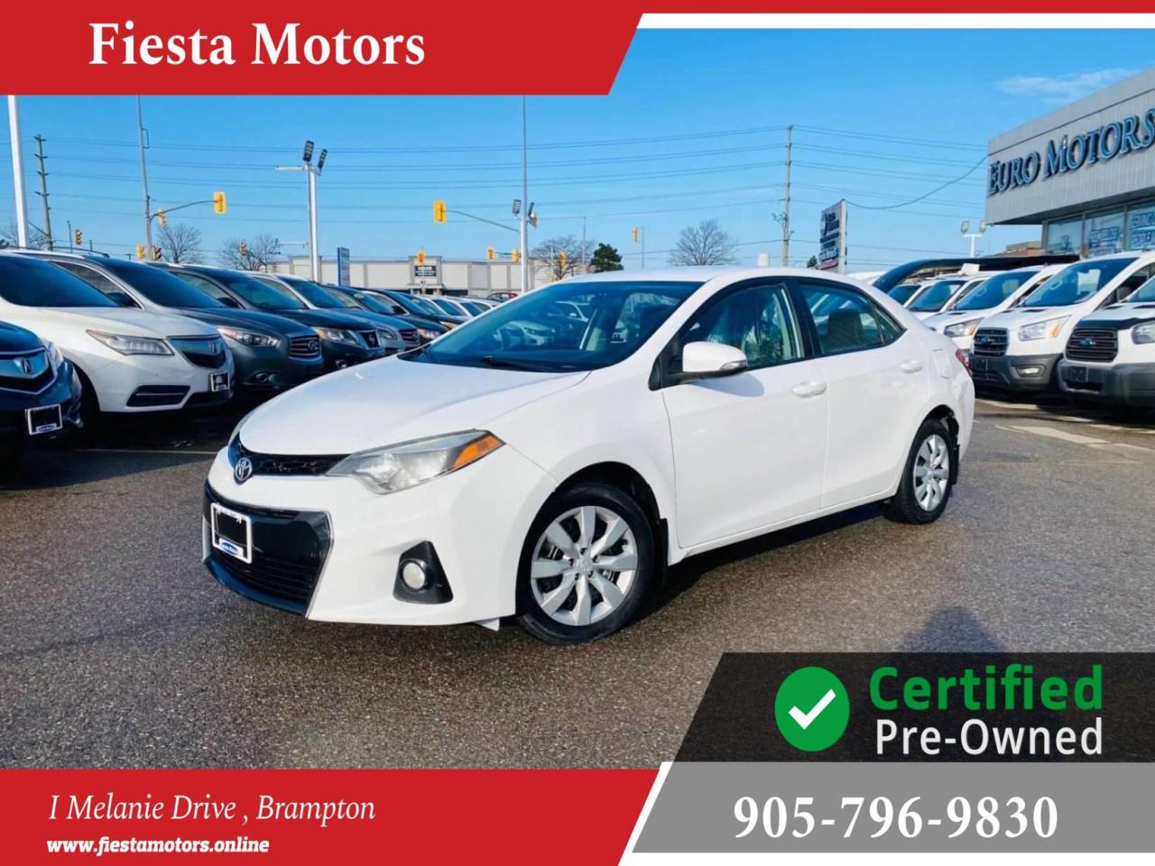 Used 2015 Toyota Corolla SE, AUTO, BLUETOOTH, AUX, USB, BACKUP CAMERA, ALL POWER OPTIONS! for sale in Brampton, ON