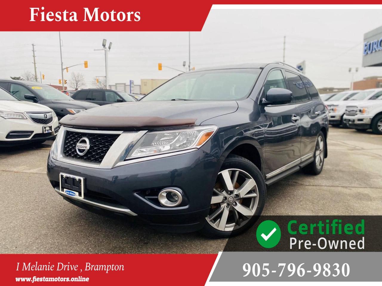 Used 2013 Nissan Pathfinder PLATINUM ,4X4,,CAMERA,BLUETOOTH,ONTARIO VEHICLE,CLEAN for sale in Brampton, ON