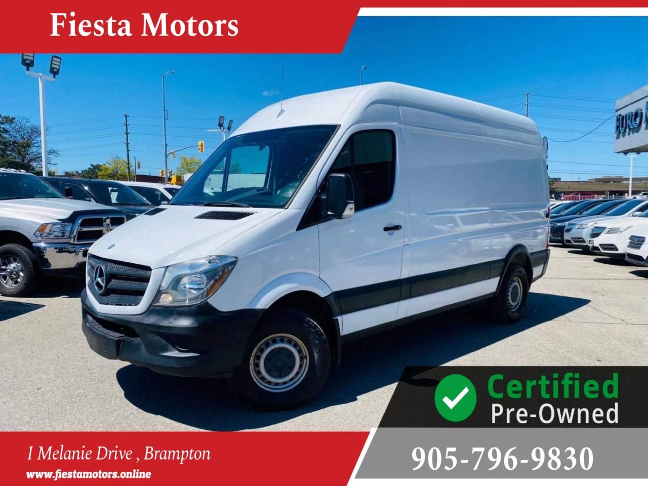 Used 2015 Mercedes-Benz Sprinter 2500,HIGH ROOF 144,DIESEL,,BACK UP CAMERA,ALL POWER OPTIONS, for sale in Brampton, ON