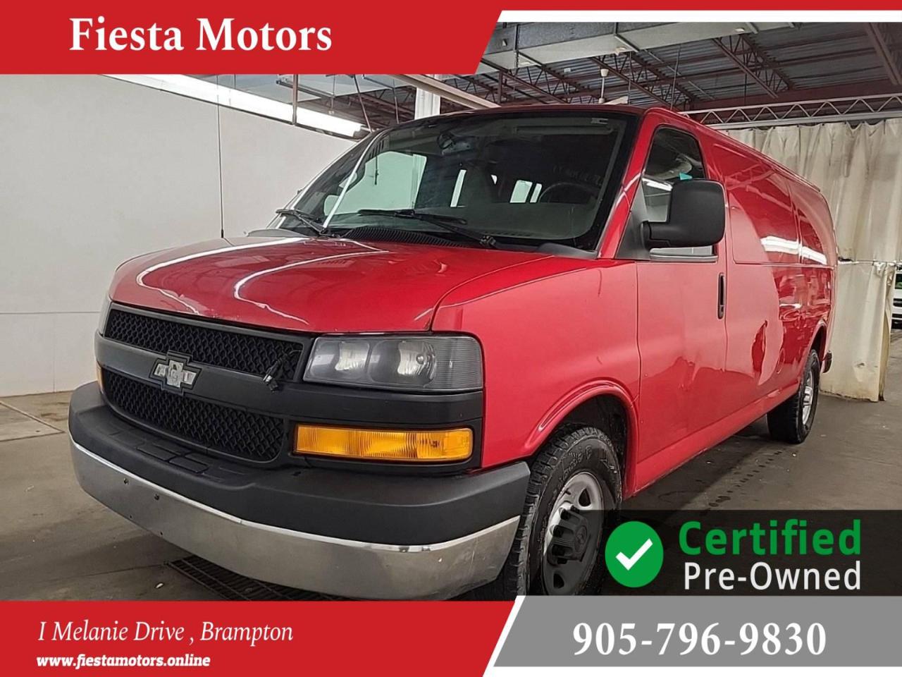 Used 2018 Chevrolet Express Cargo Cargo Van EXTENDED-, 2500,155,POWER WINDOWS POWER LOCKS CRUISE CONTROL,ALL POWER OPTIONS,CLEAN for sale in Brampton, ON