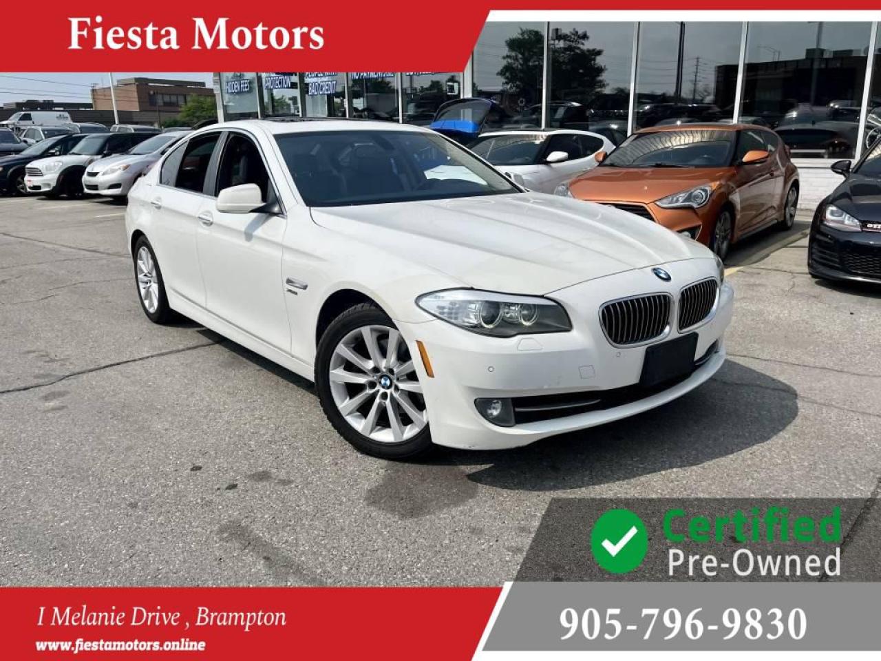 Used 2014 BMW 5 Series 535XI, AWD, LEATHER, SUNROOF, NAVI, BACKUP CAM, NO ACCIDENTS for sale in Brampton, ON