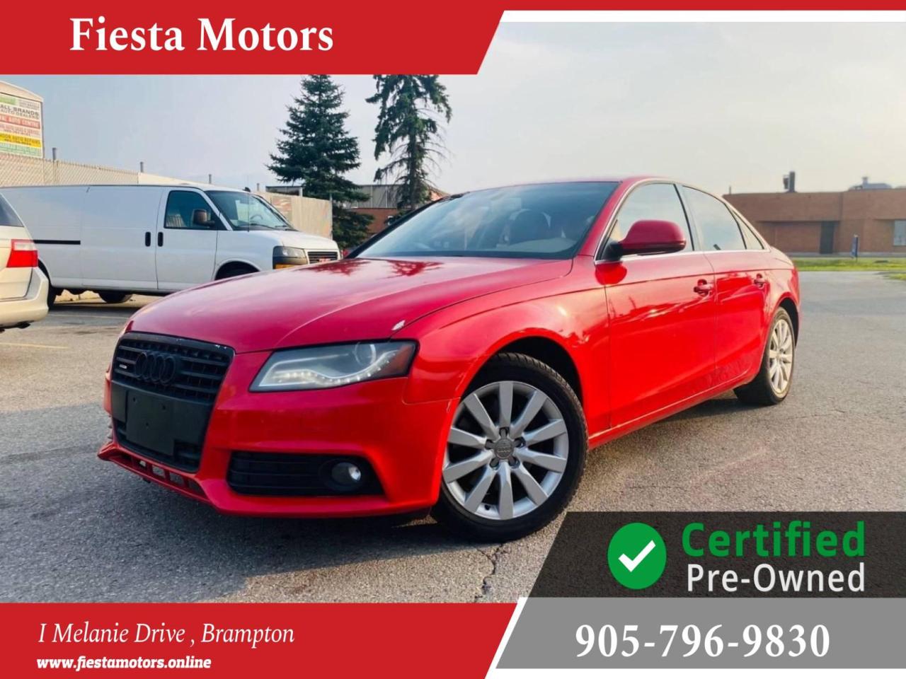 Used 2009 Audi A4 AUTO, AWD, LEATHER, SUNROOF, BLUETOOTH, POWER SEATS, ALL POWER OPTIONS! for sale in Brampton, ON