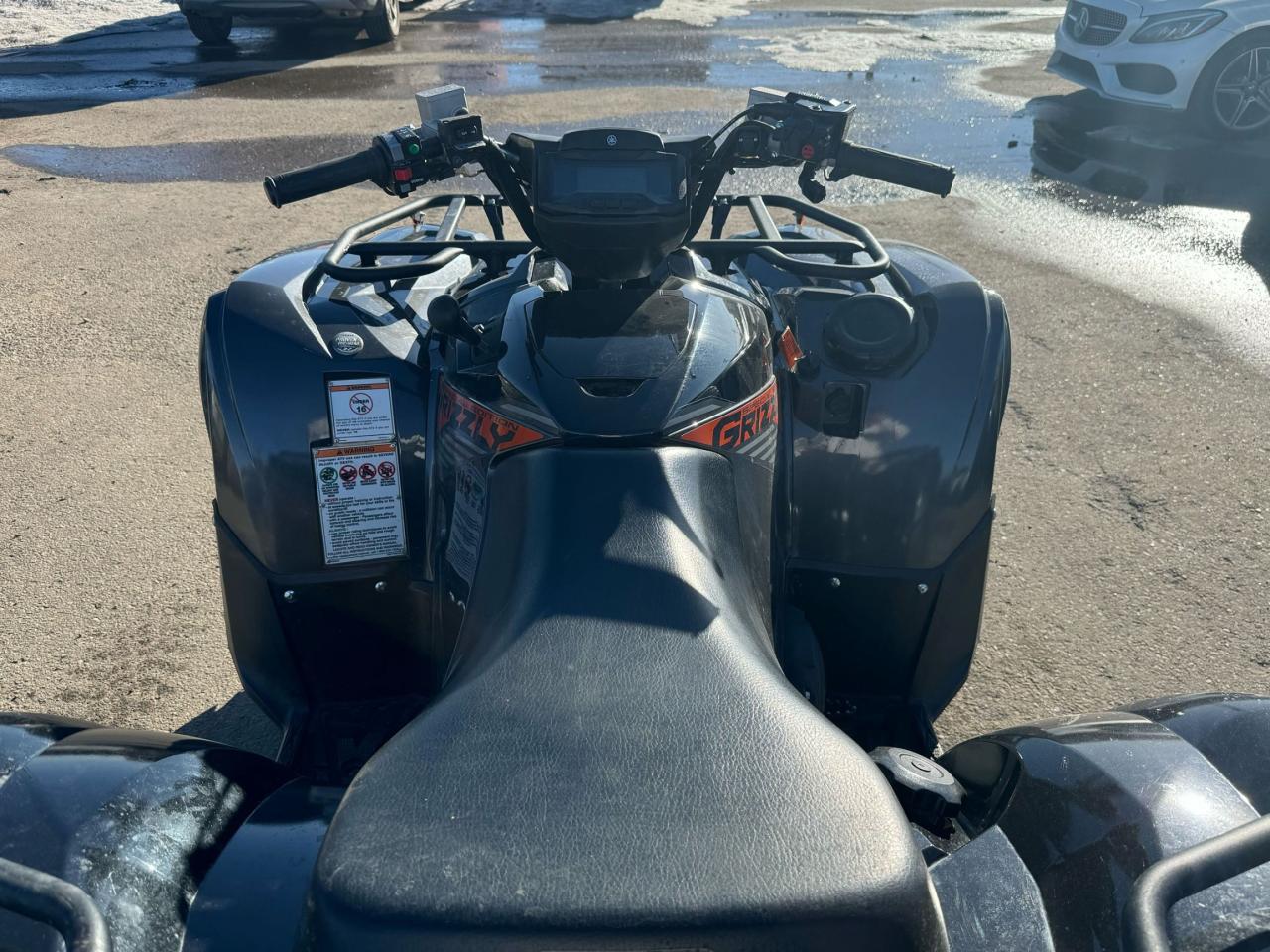 2021 Yamaha Grizzly 700 EPS SE $109 B/W - Photo #5