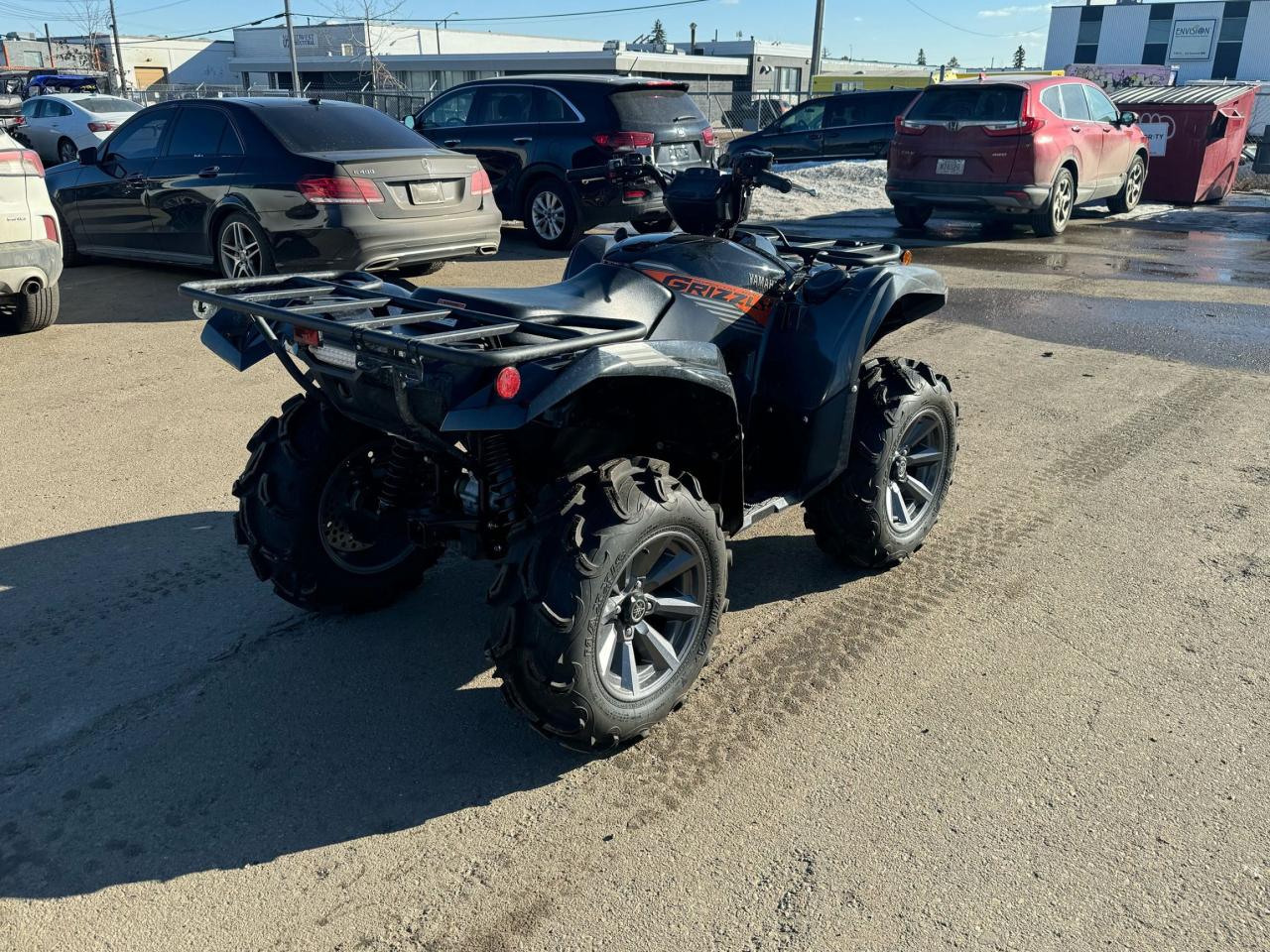2021 Yamaha Grizzly 700 EPS SE $109 B/W - Photo #4