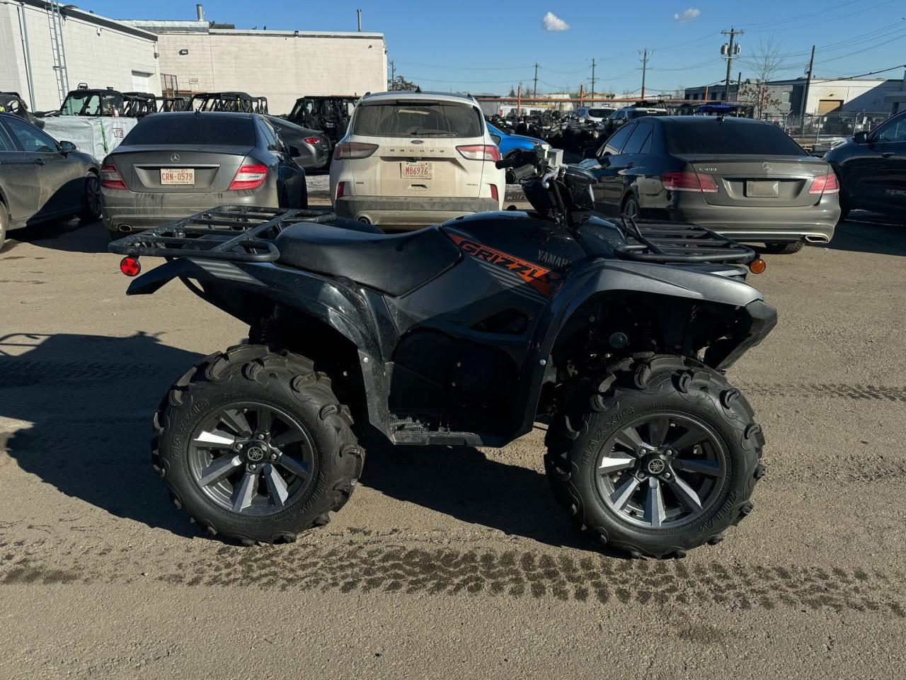 2021 Yamaha Grizzly 700 EPS SE $109 B/W - Photo #3