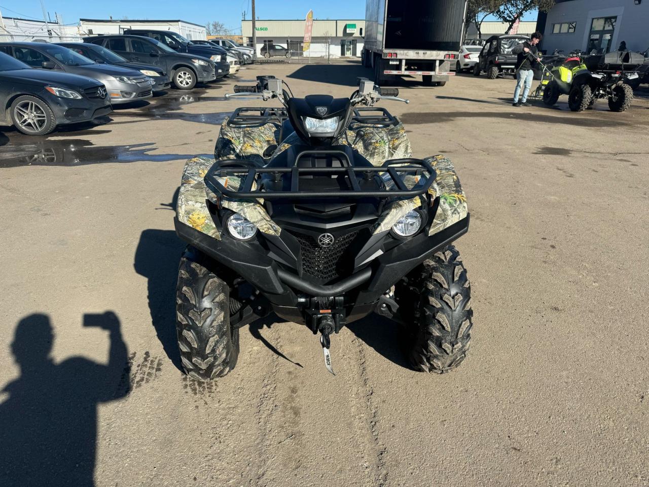 2021 Yamaha Grizzly 700 EPS SE $109 B/W - Photo #4
