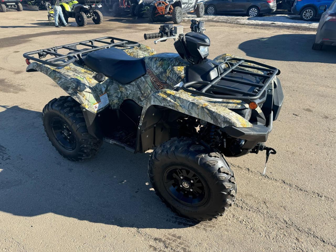2021 Yamaha Grizzly 700 EPS SE $109 B/W - Photo #5