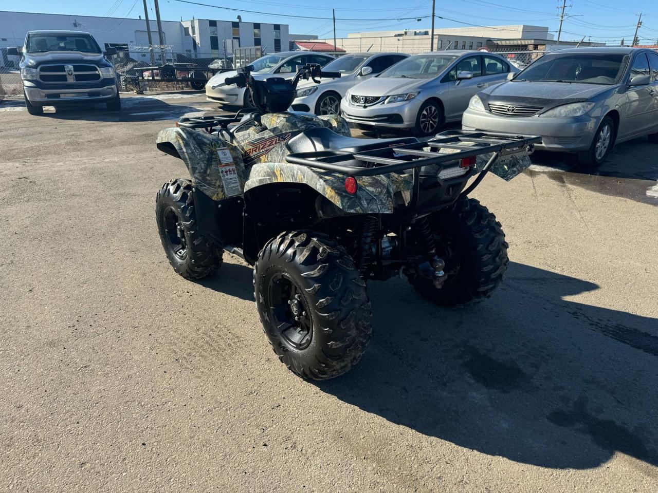 2021 Yamaha Grizzly 700 EPS SE $109 B/W - Photo #3
