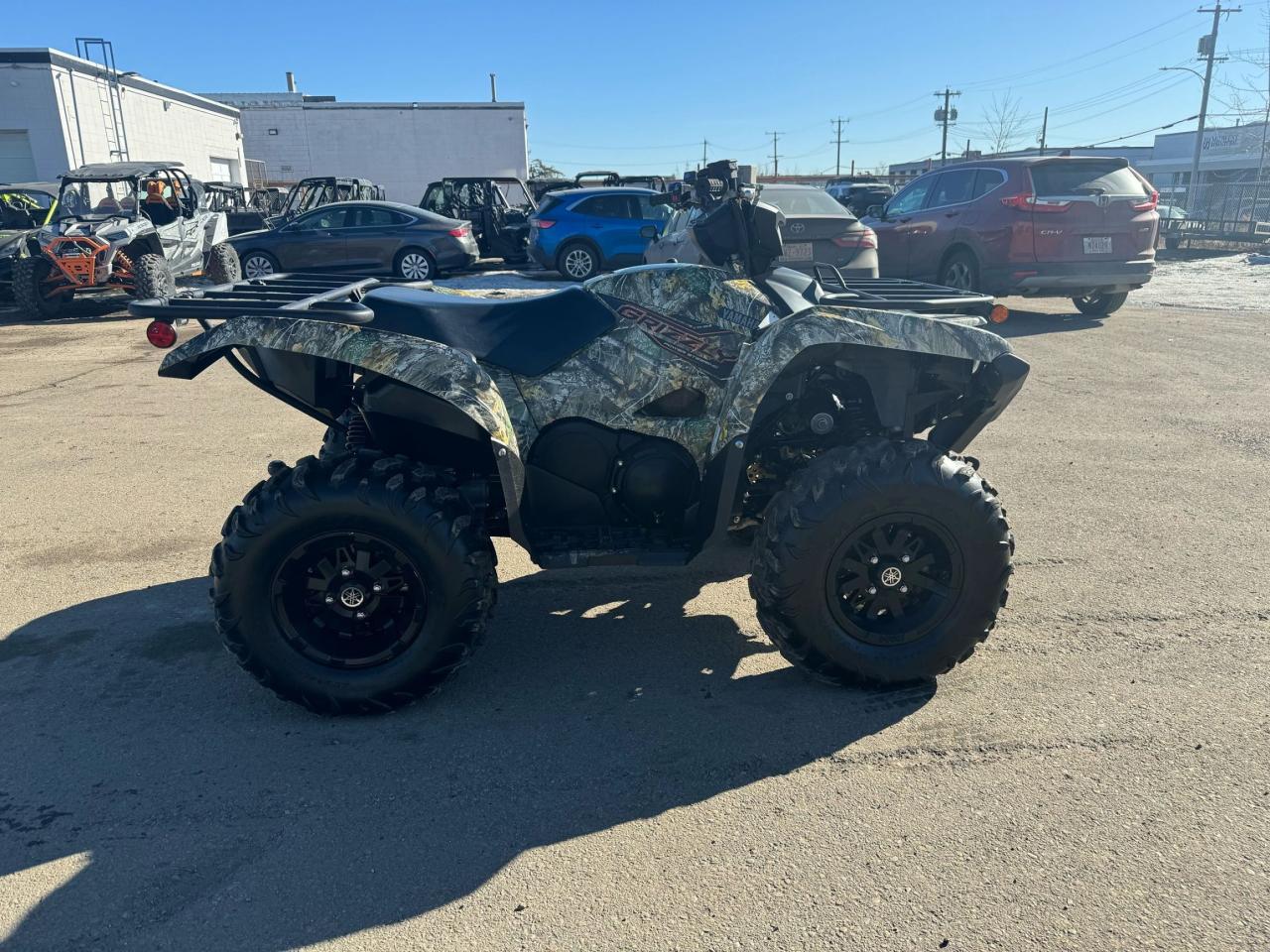 2021 Yamaha Grizzly 700 EPS SE $109 B/W - Photo #6