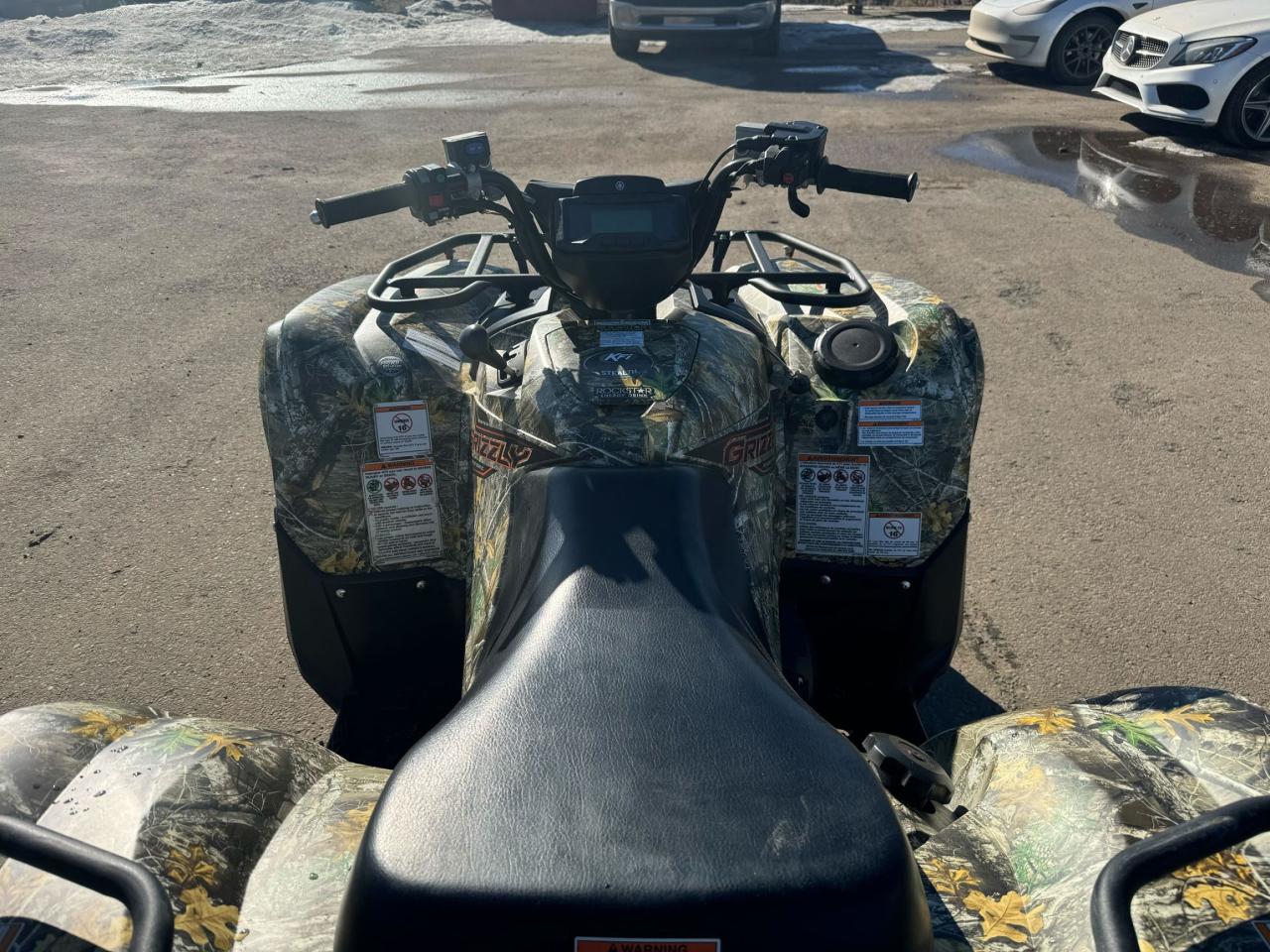 2021 Yamaha Grizzly 700 EPS SE $109 B/W - Photo #9