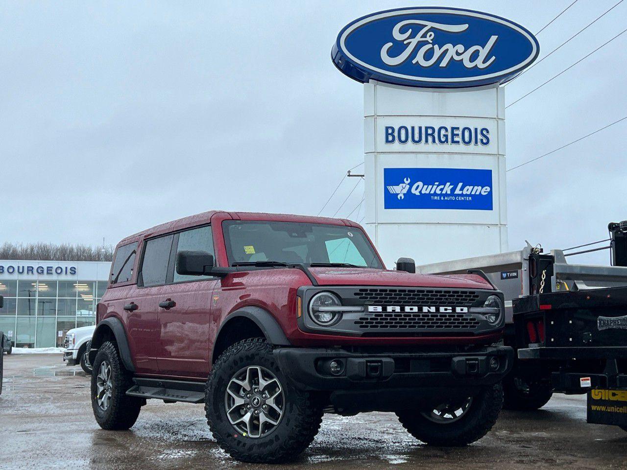 New 2025 Ford Bronco BADLANDS 4 DOOR 4X4 for sale in Midland, ON