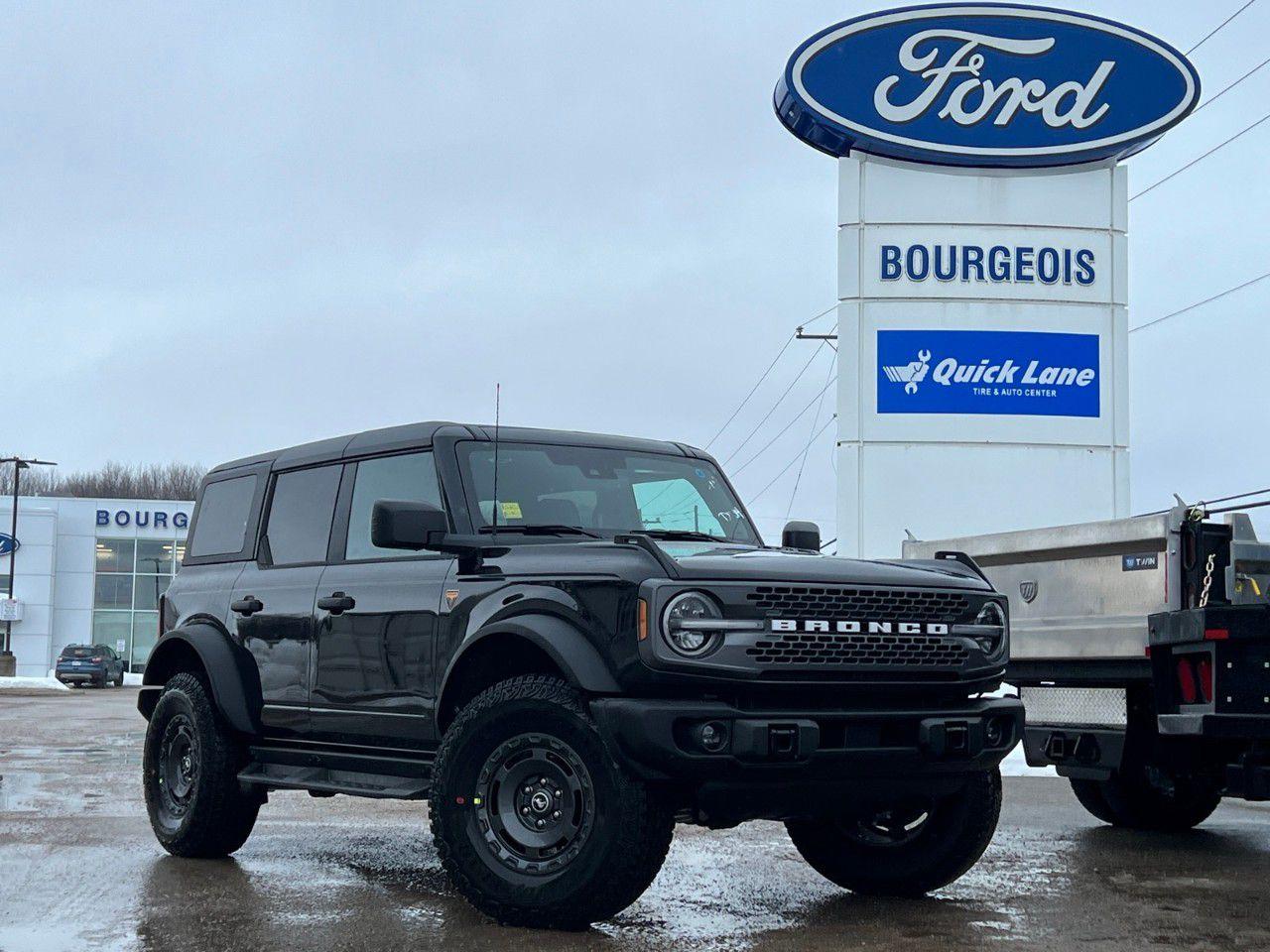 New 2025 Ford Bronco BADLANDS 4 DOOR 4X4 for sale in Midland, ON