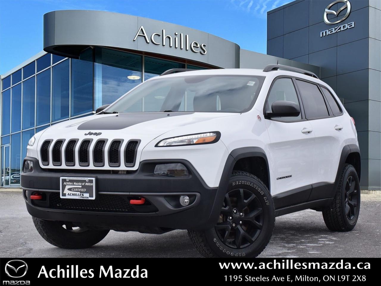 Used 2018 Jeep Cherokee Trailhawk TRAILHAWK, 3.2L V6, 4X4 for sale in Milton, ON