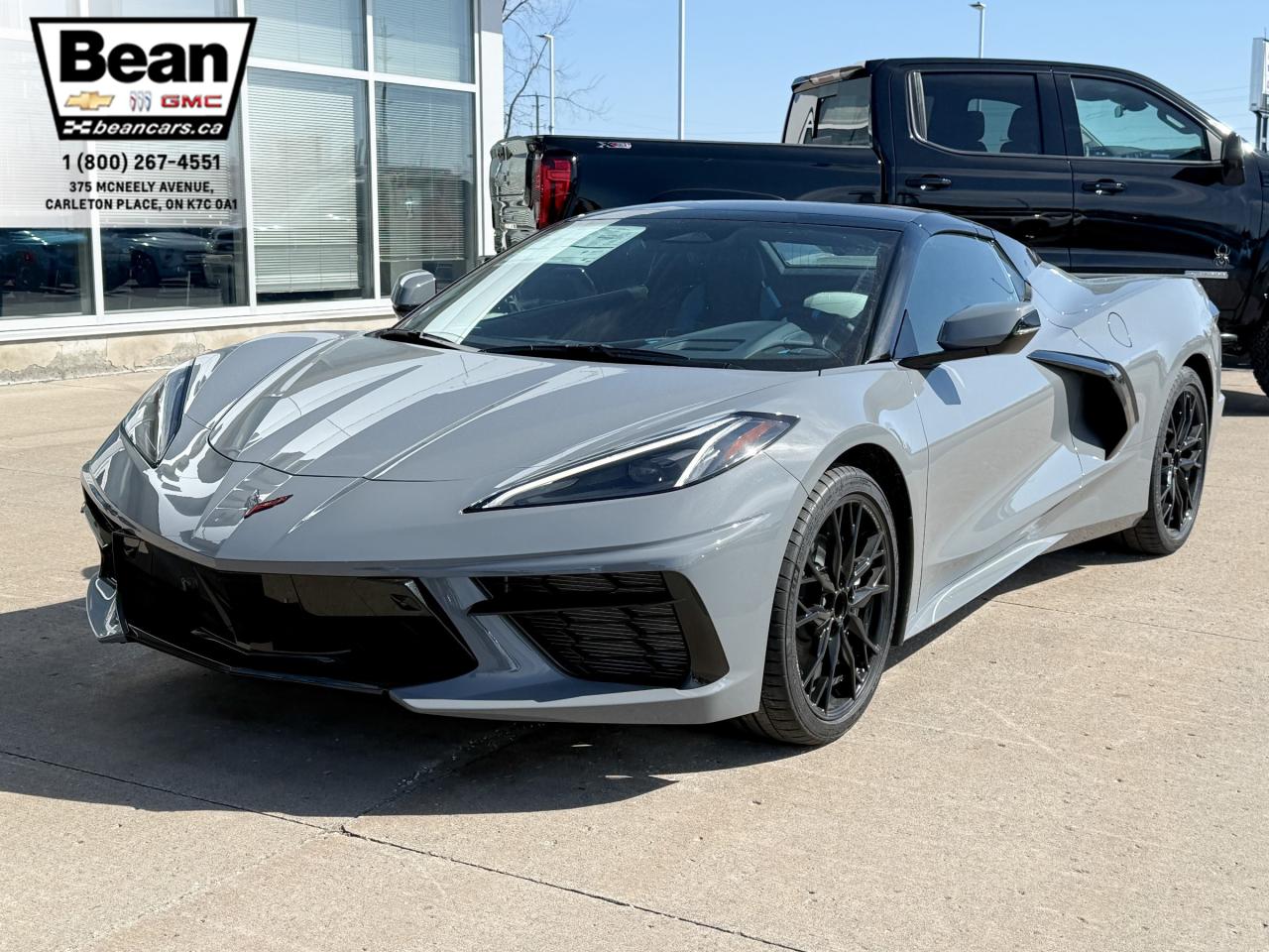 New 2025 Chevrolet Corvette Stingray 6.2L V8 WITH REMOTE START/ENTRY, HEATED/VENTILATED SEATS, HEATED STEERING WHEEL, HD REAR VISION CAMERA, BOSE AUDIO, APPLE CARPLAY AND ANDROID AUTO for sale in Carleton Place, ON